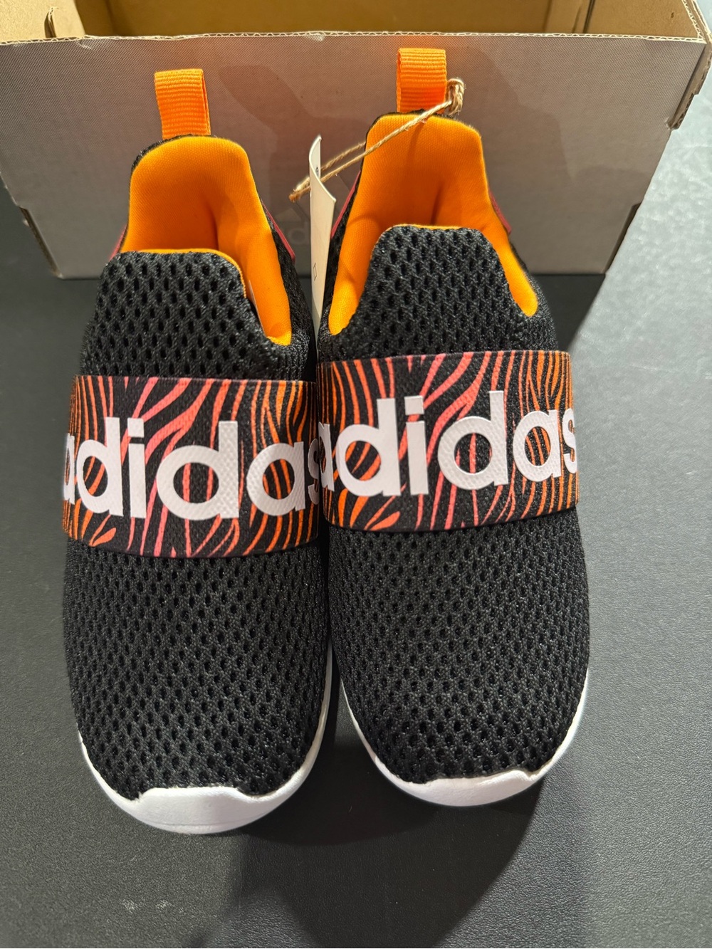 adidas Racer Adapt 4 Men's Black with Pink and Blue Accents